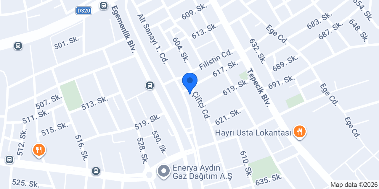 Acar Oto Ford Özel Servis konumu