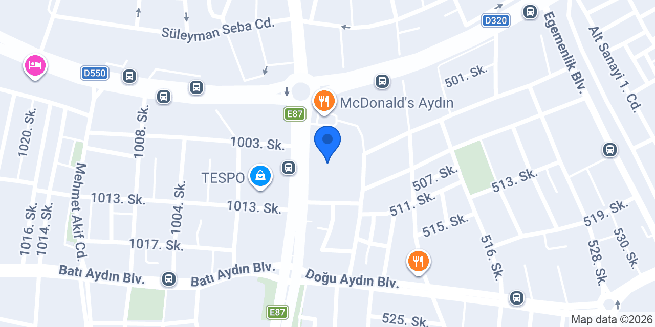 Rapsodi Mobilya Aydın konumu