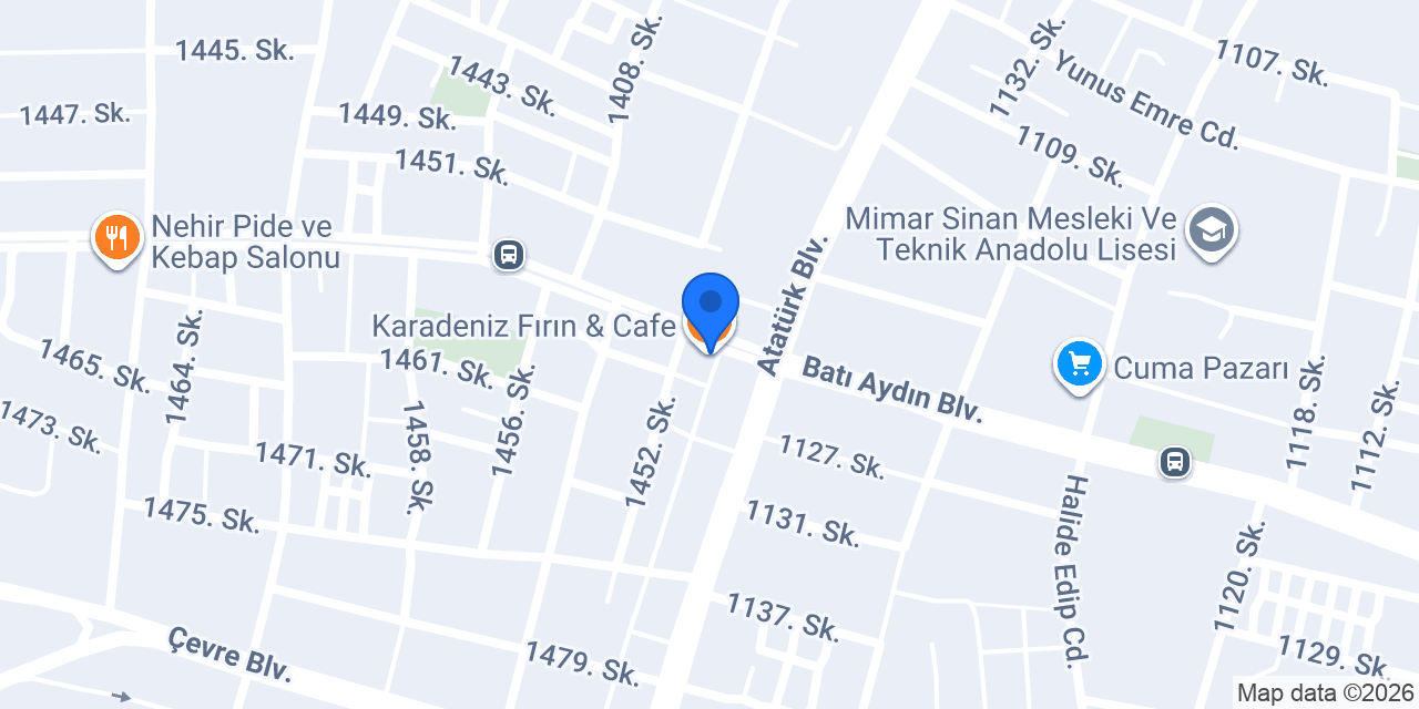 Karadeniz Fırın & Cafe konumu