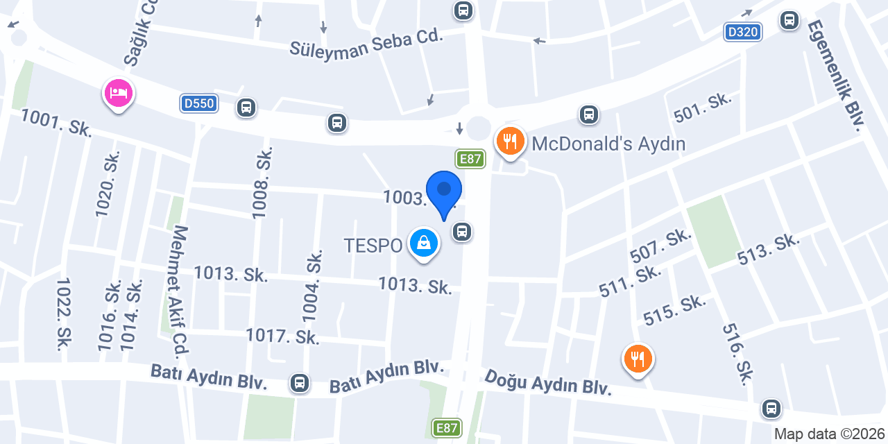 Şirin KARADENİZ AYDIN konumu
