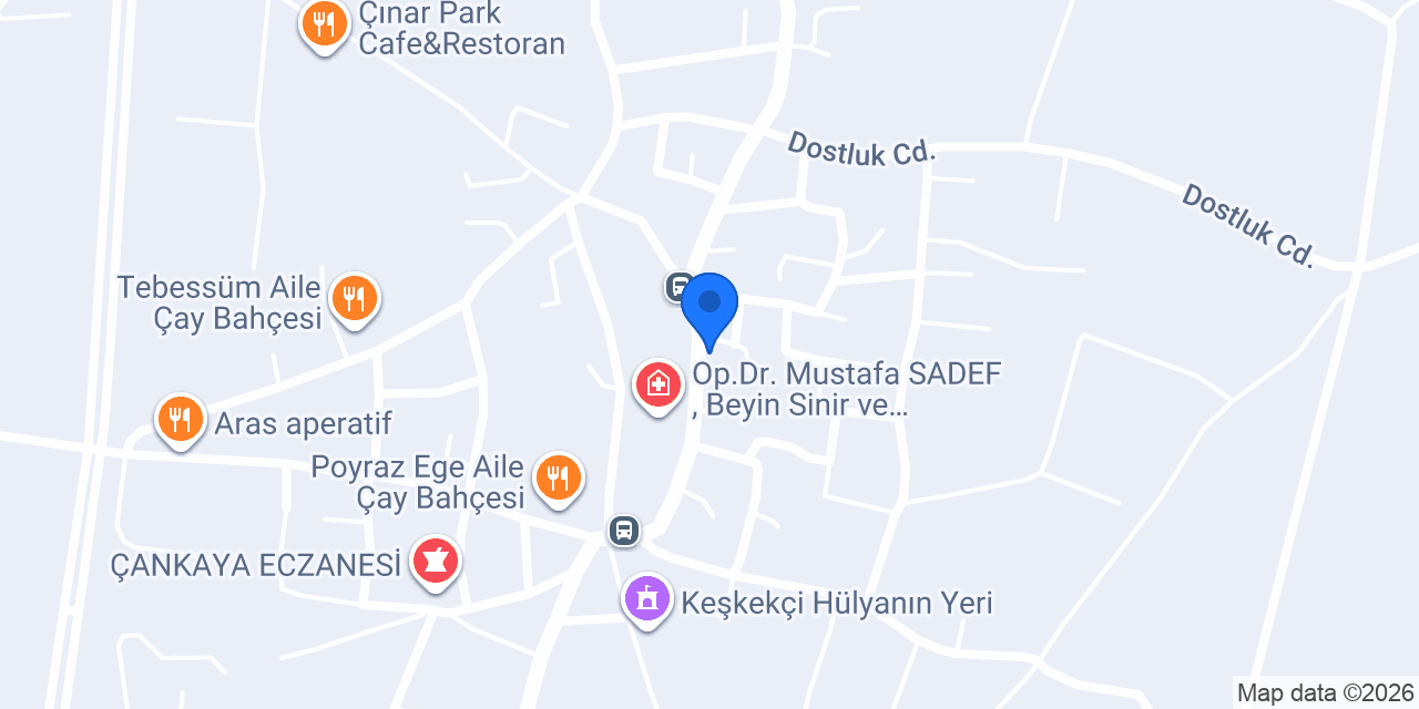 M&F APERATİF konumu
