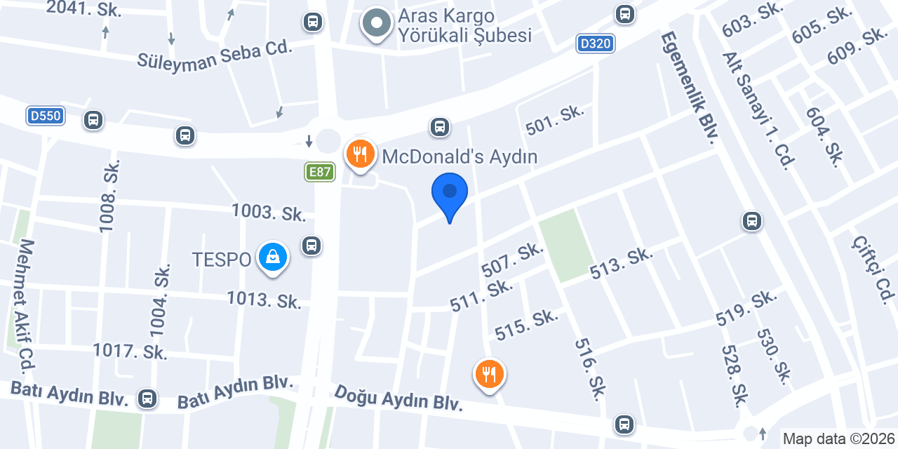 Aydın Kameralı Su Tesisatçısı konumu