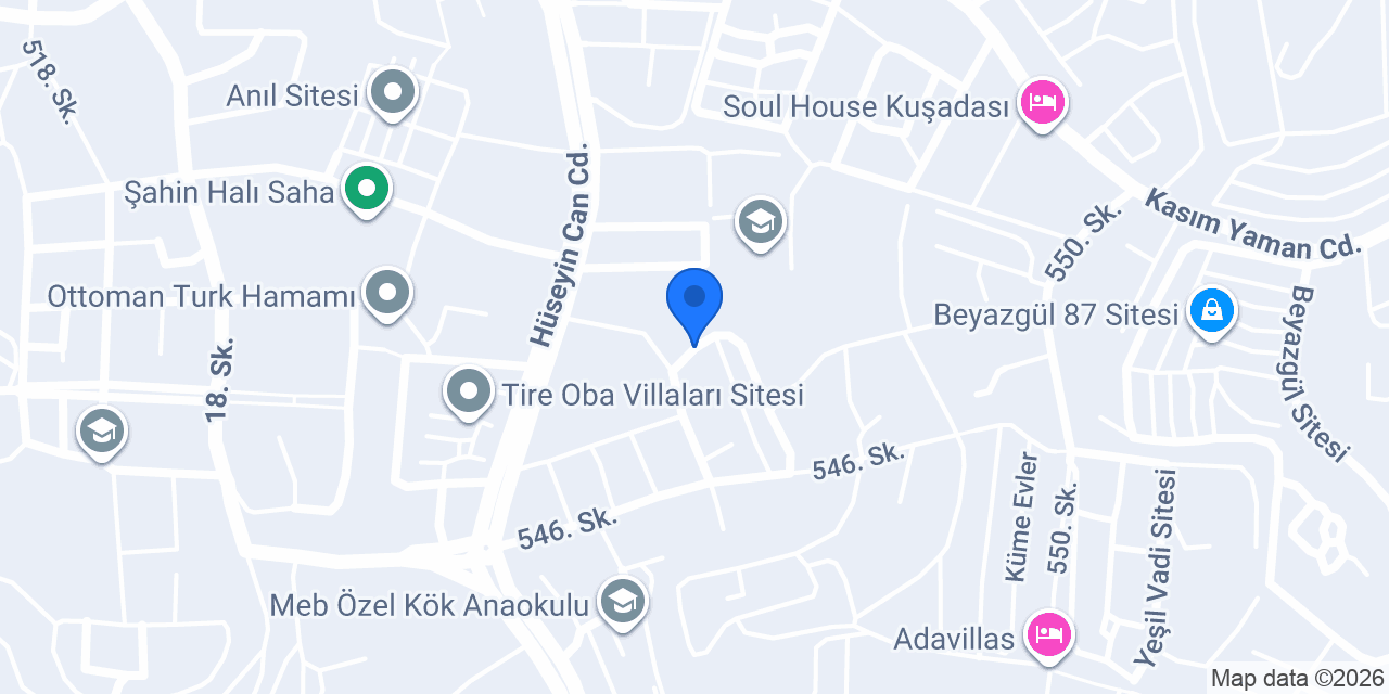 Kuşadası Mimarlık konumu