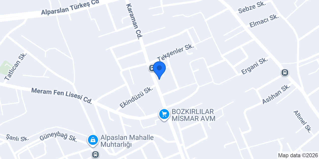 Takos Döner konumu