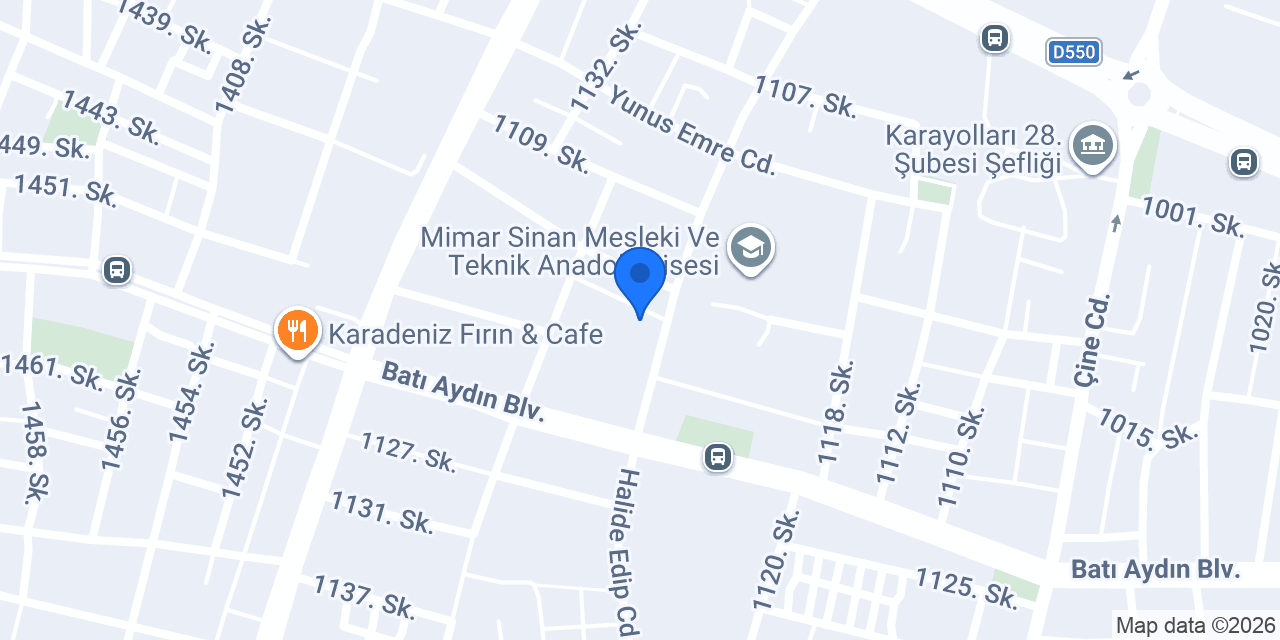 Lezzet pide konumu