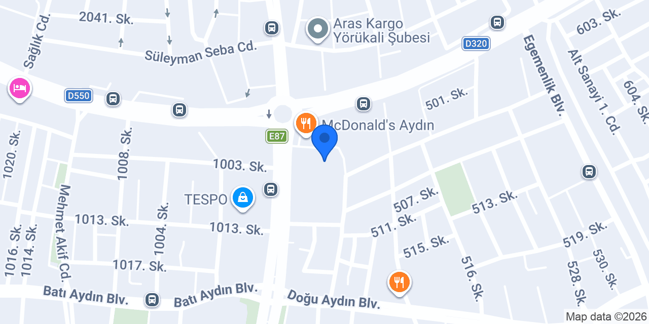 Doğtaş Exclusive Aydın konumu