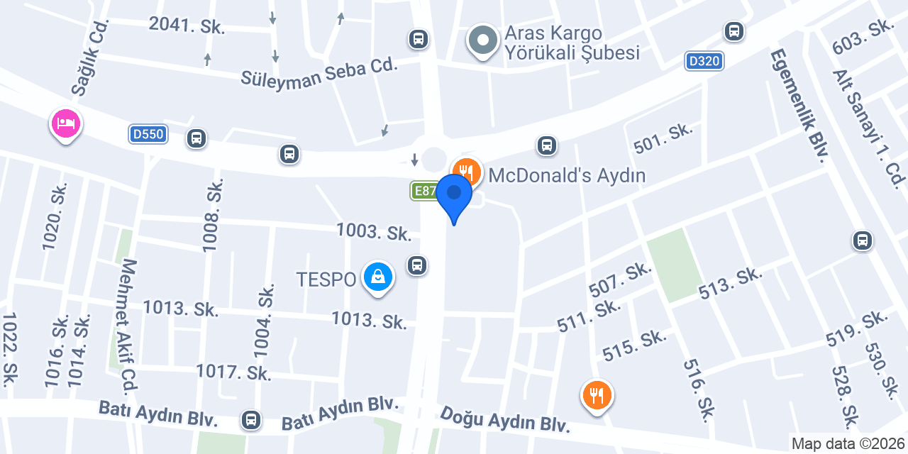 AYKES TAKSİ (SERDAL 0101) konumu