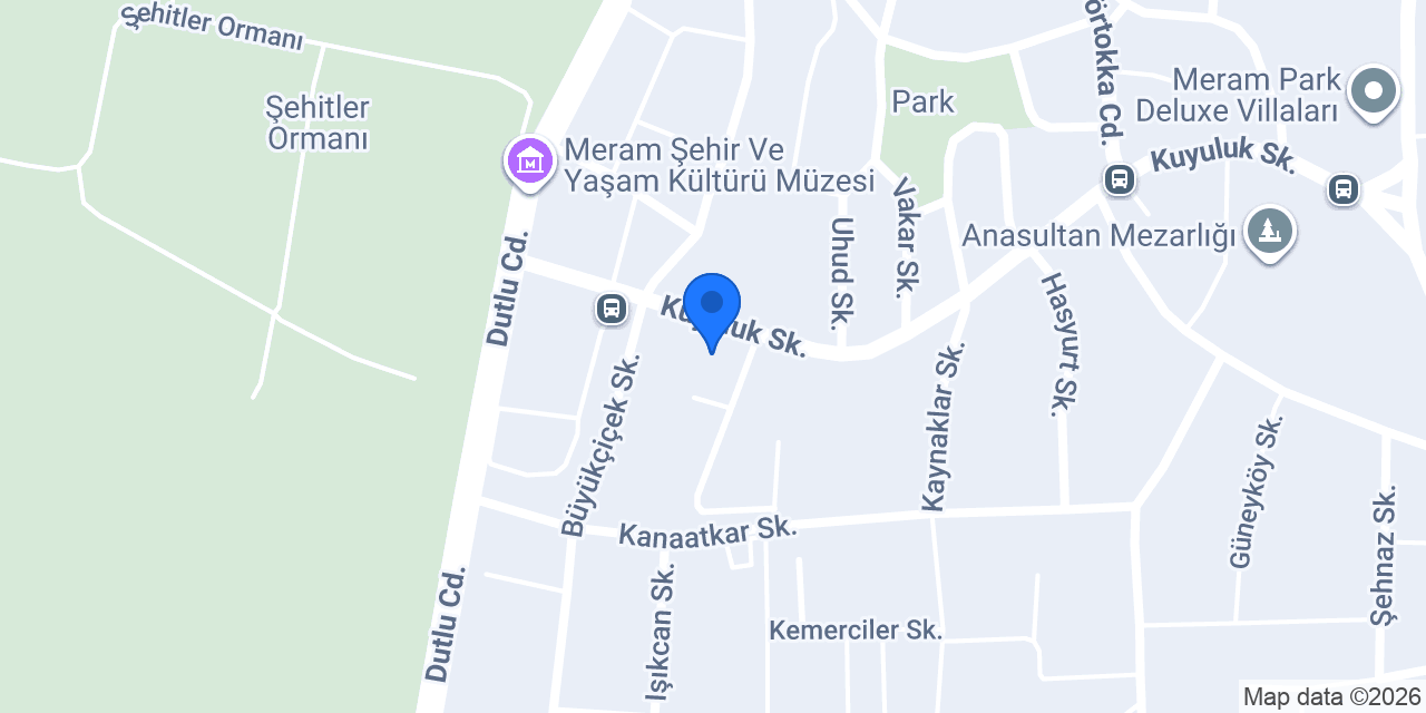 Dutlukır Polis Merkezi Amirliği konumu