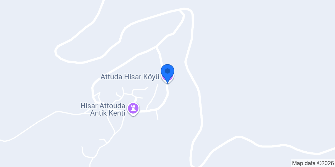 Attuda Hisar Köyü konumu