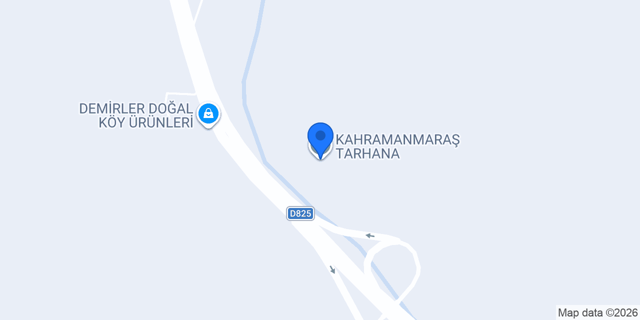 KAHRAMANMARAŞ TARHANA konumu