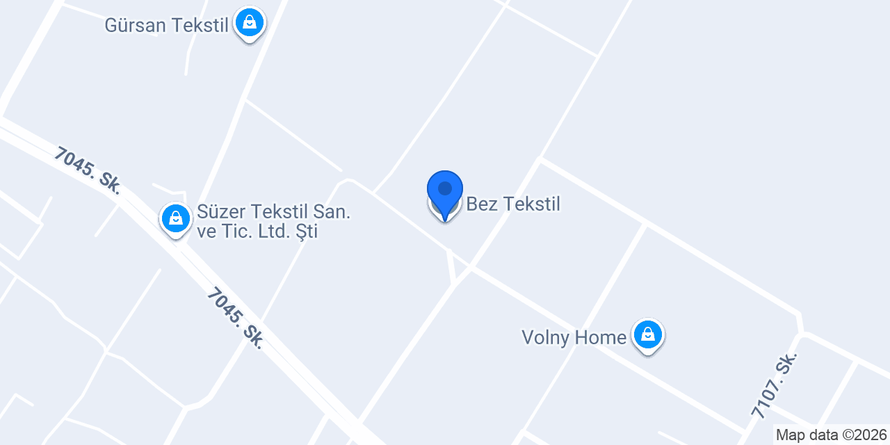 Bez Tekstil konumu