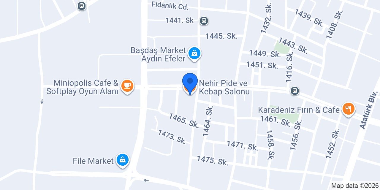 Nehir Pide ve Kebap Salonu konumu