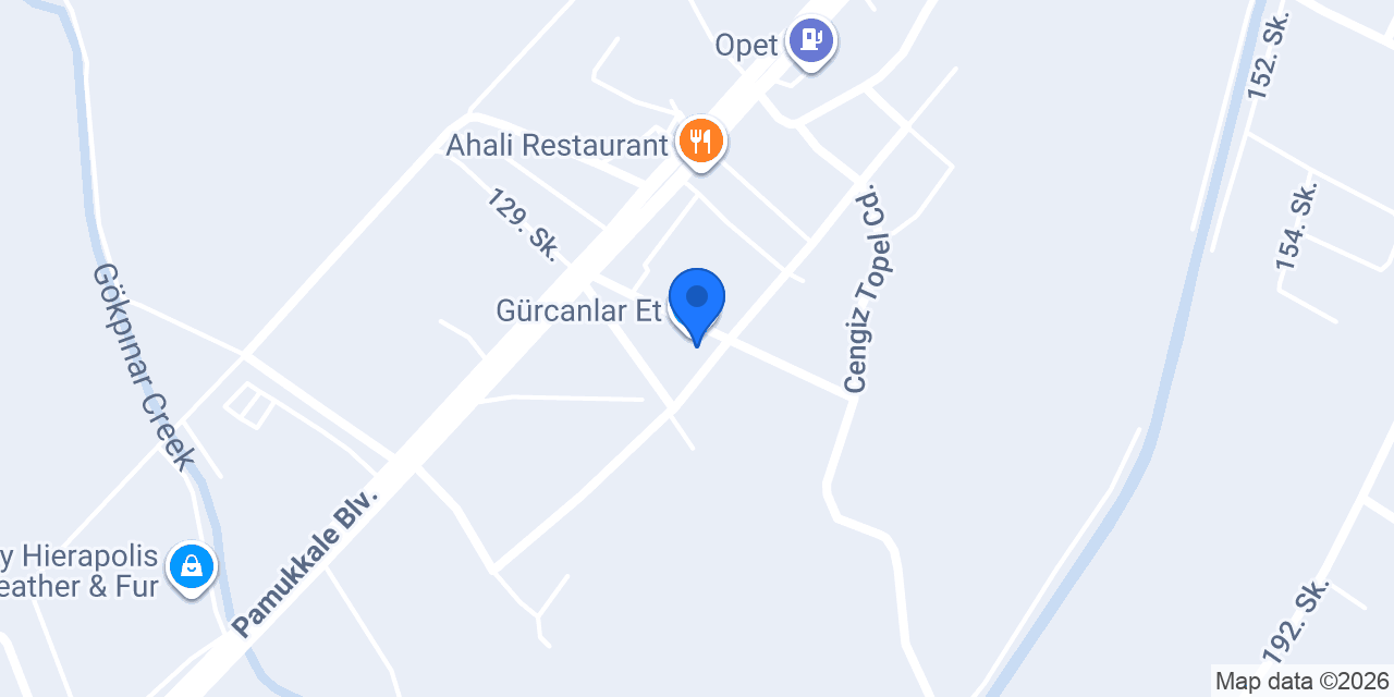 Gürcanlar Et konumu