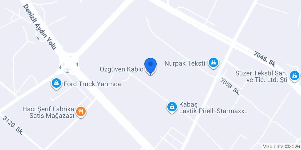 Özgüven Kablo konumu