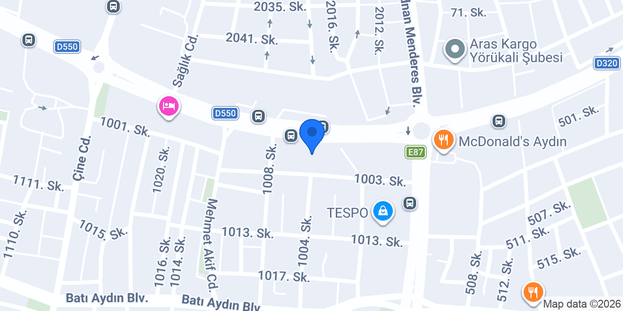 Han Yapı - Pimapen Aydın Bayi konumu