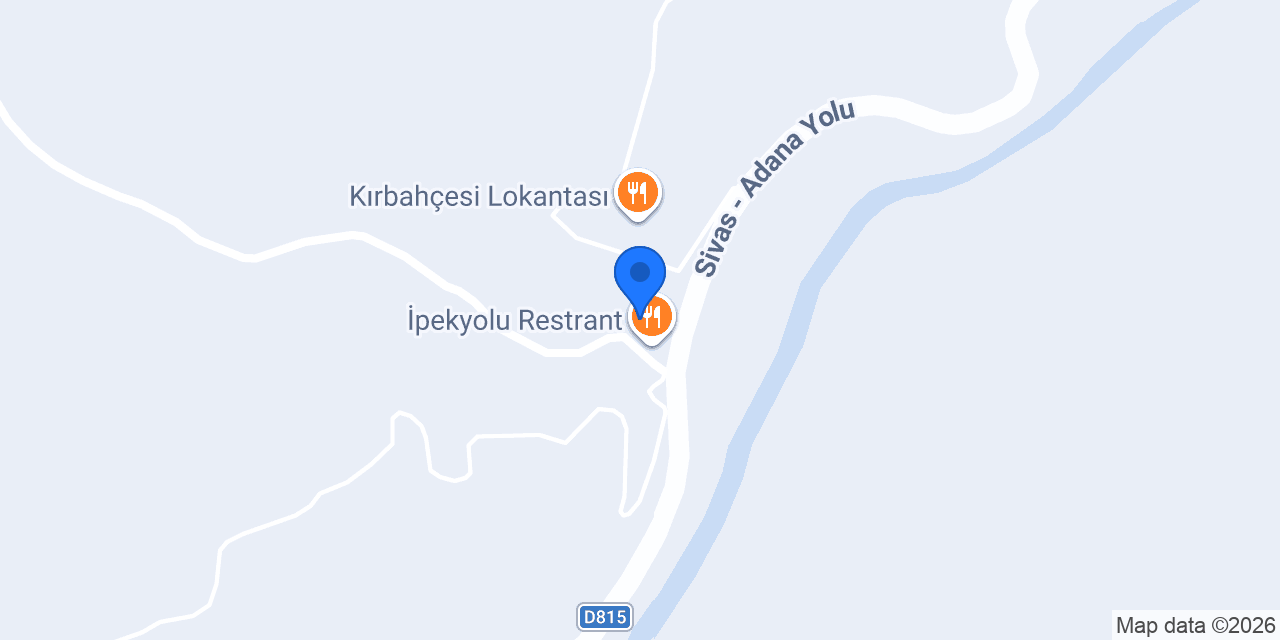 Doğa restaurant Feke konumu