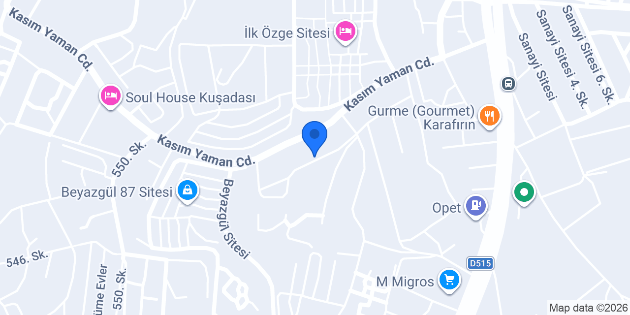 Erdem's villas konumu