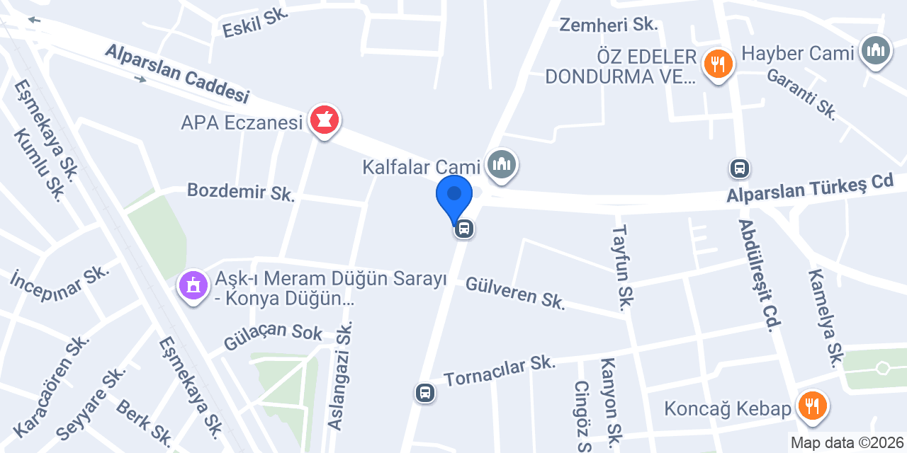 Yeşilyurt Oltu Cağ Kebap konumu