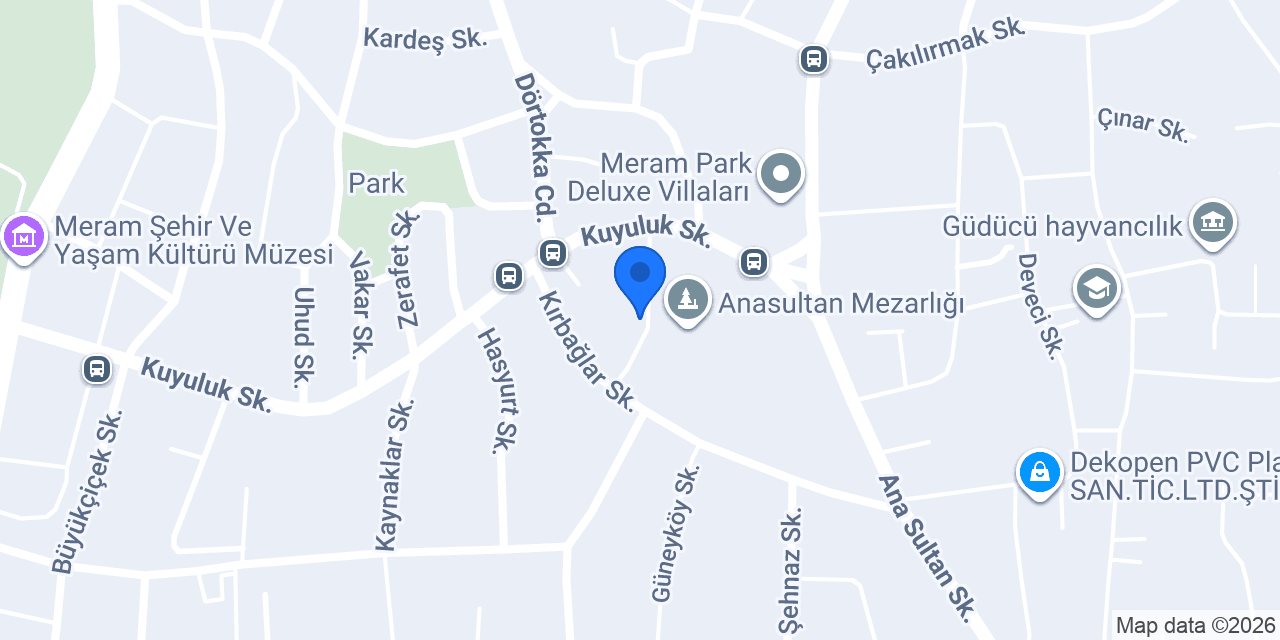 Rüzgargülü Anaokulu konumu
