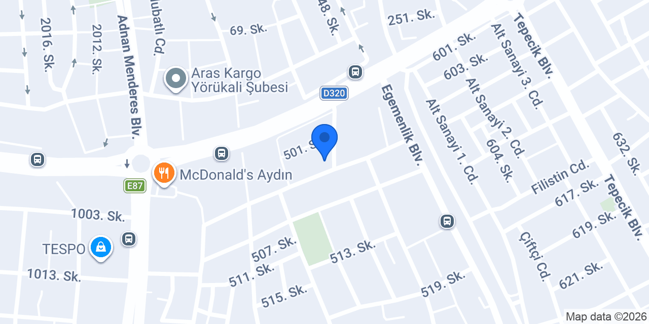 BARAN EMLAK GRUP AYDIN konumu