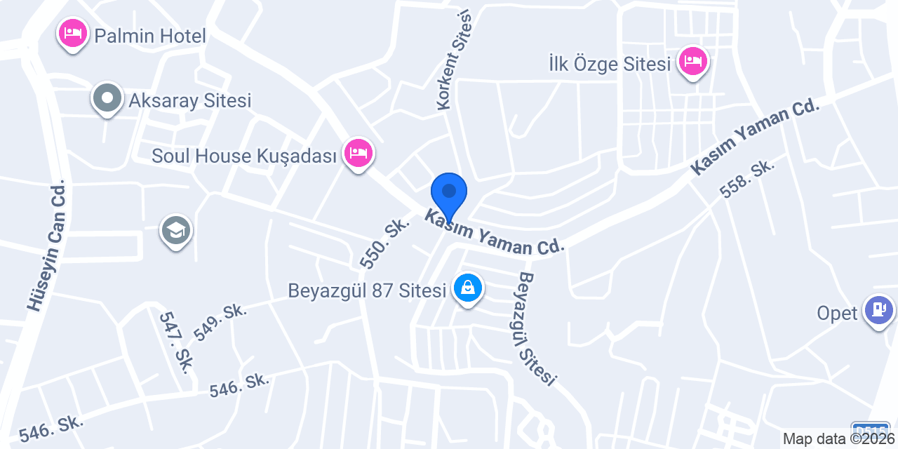 Kuşadası vip transfer konumu