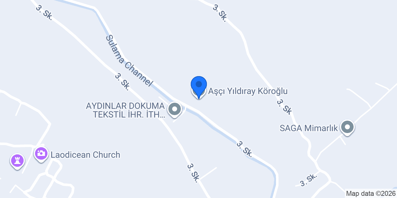Aşçı Yıldıray Köroğlu konumu