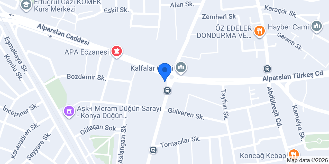 OSES KALFALAR konumu