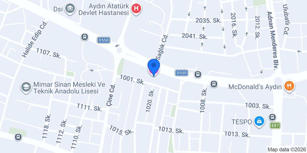 Aydın Park Otel konumu
