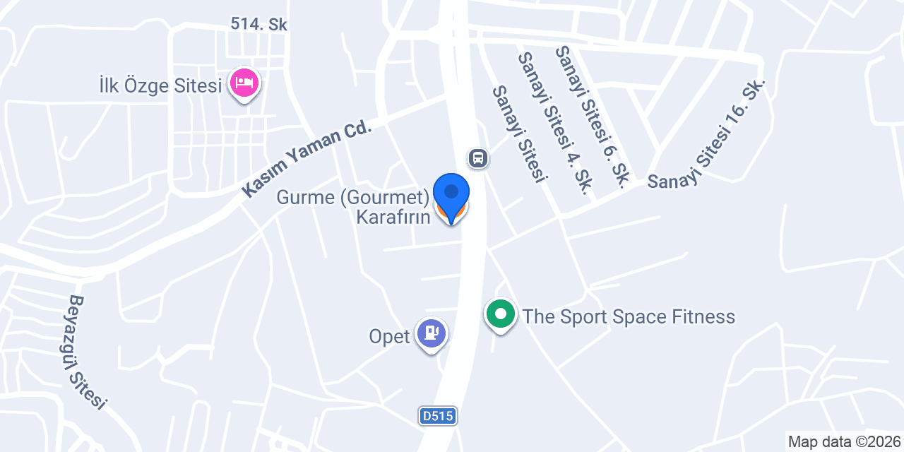 Gurme (Gourmet) Karafırın konumu