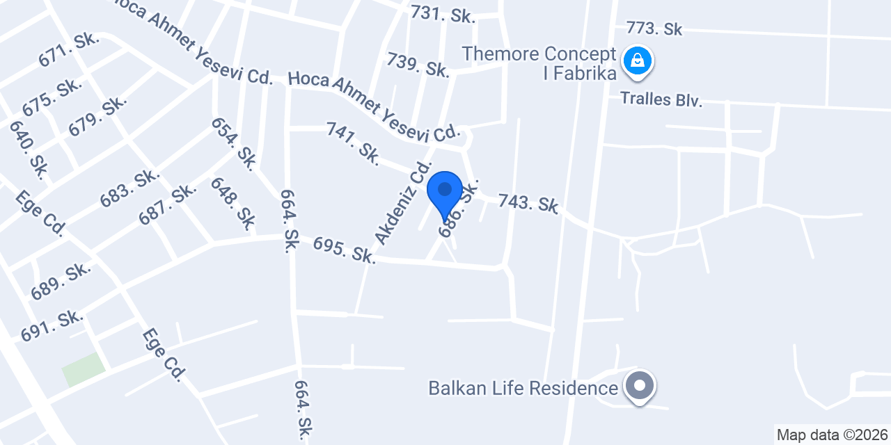 Özel Mobilya konumu