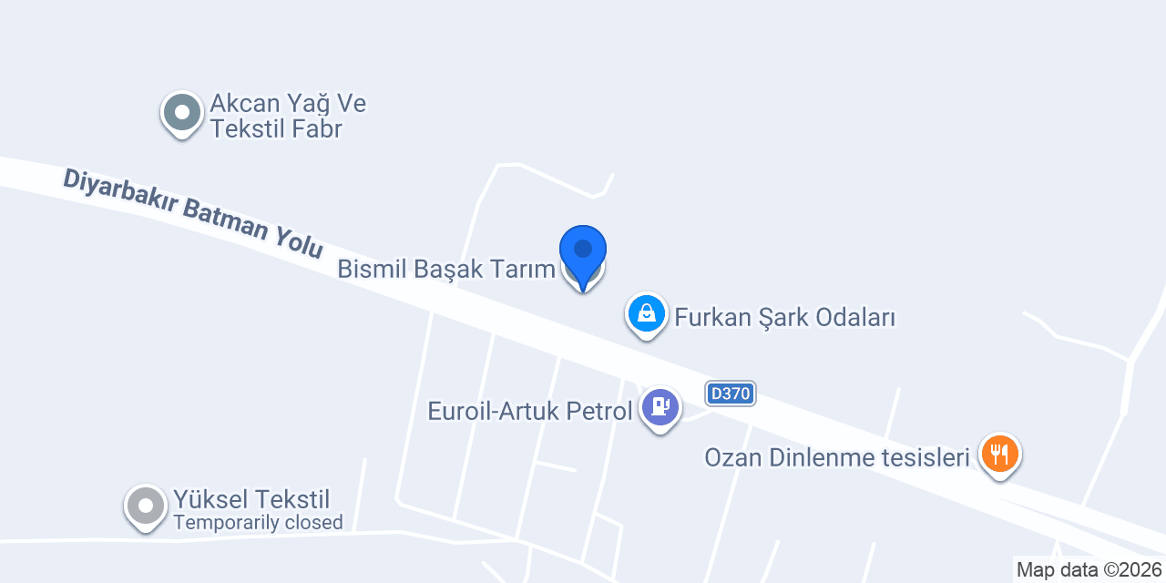 Bismil Başak Tarım konumu