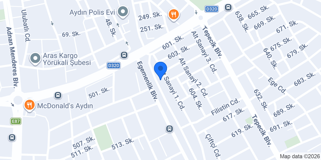 Ustataş Yapı konumu