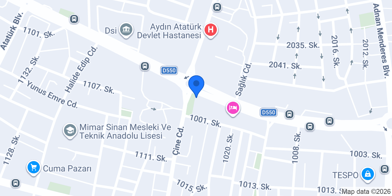 Diş Hekimi Beyza Çamlıca konumu