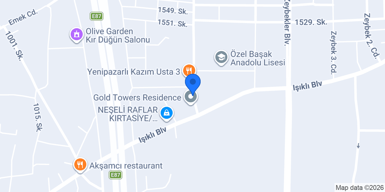 Rüya Unlu Mamülleri konumu