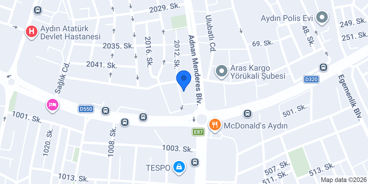 Sedir Ahşap Dekorasyon konumu