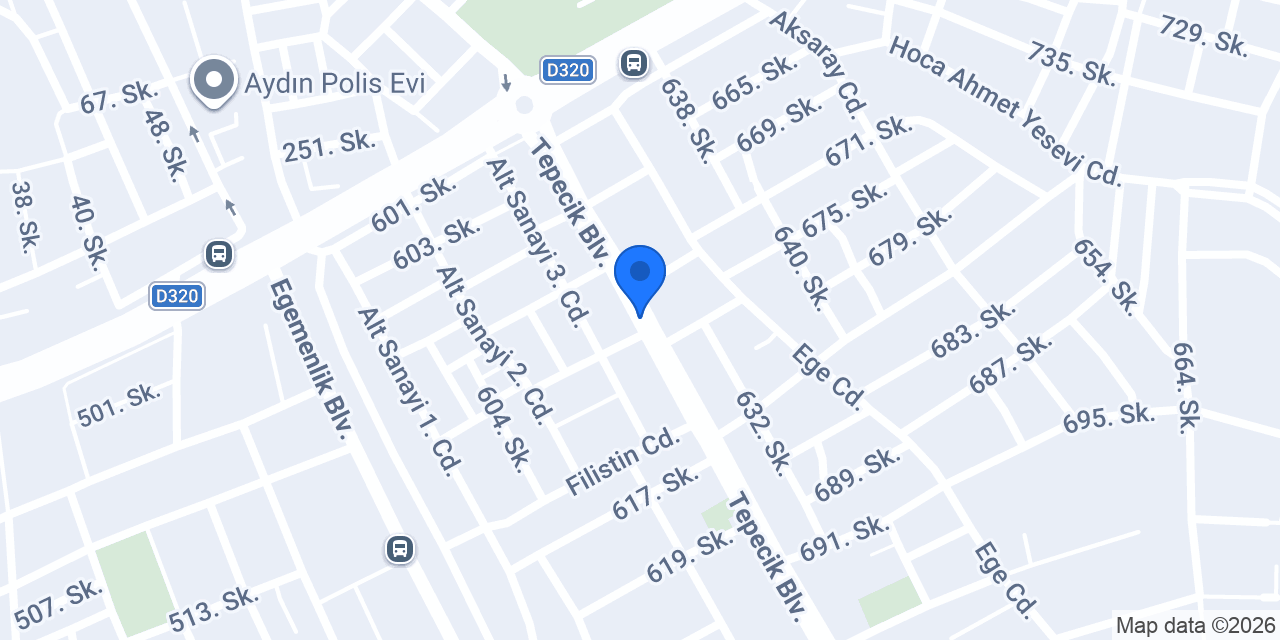 Demiray Mobilya konumu