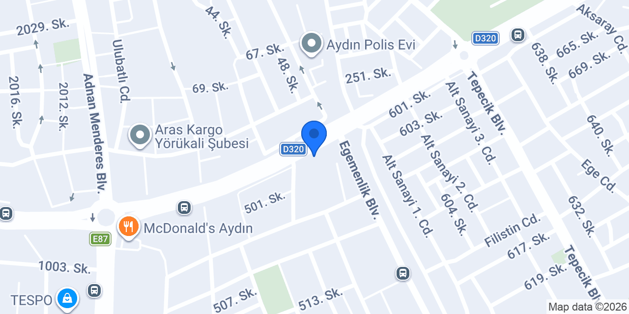 Nevizade Aydın konumu