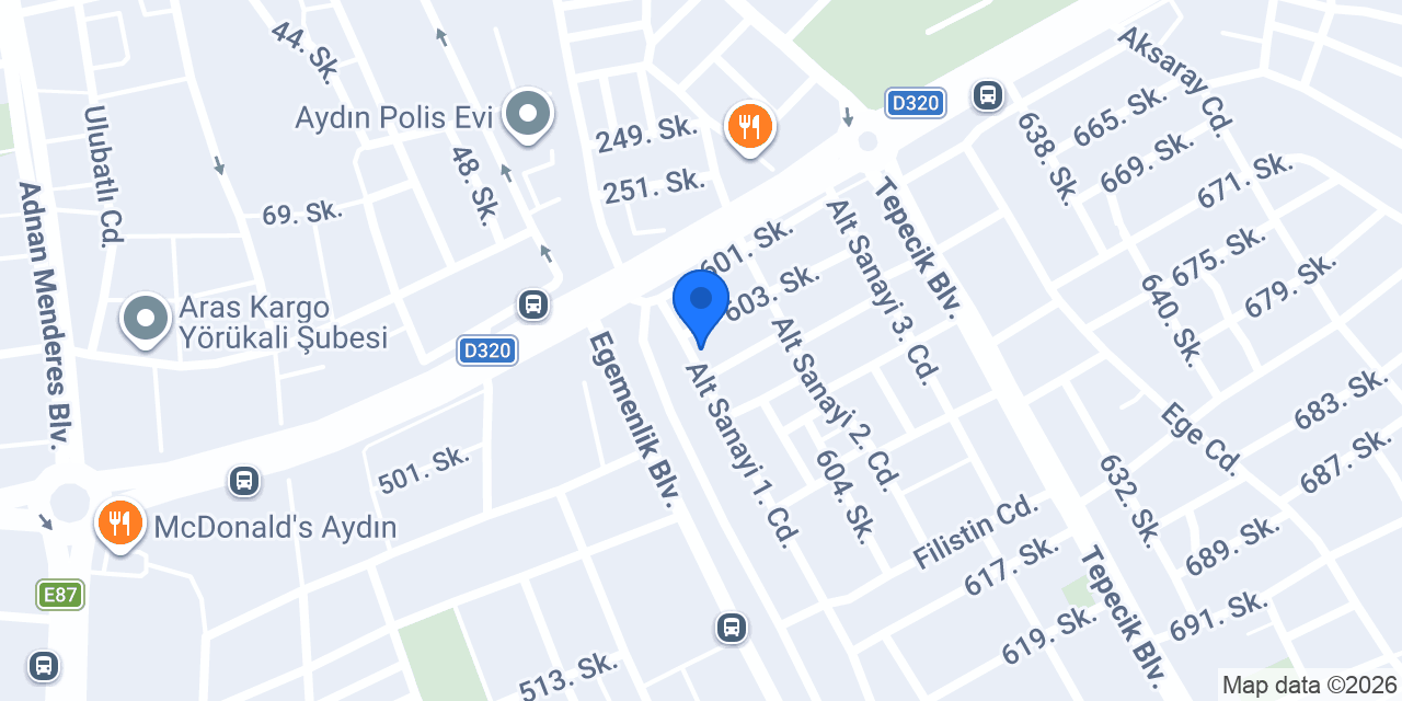 Katırcıoğlu Ticaret konumu