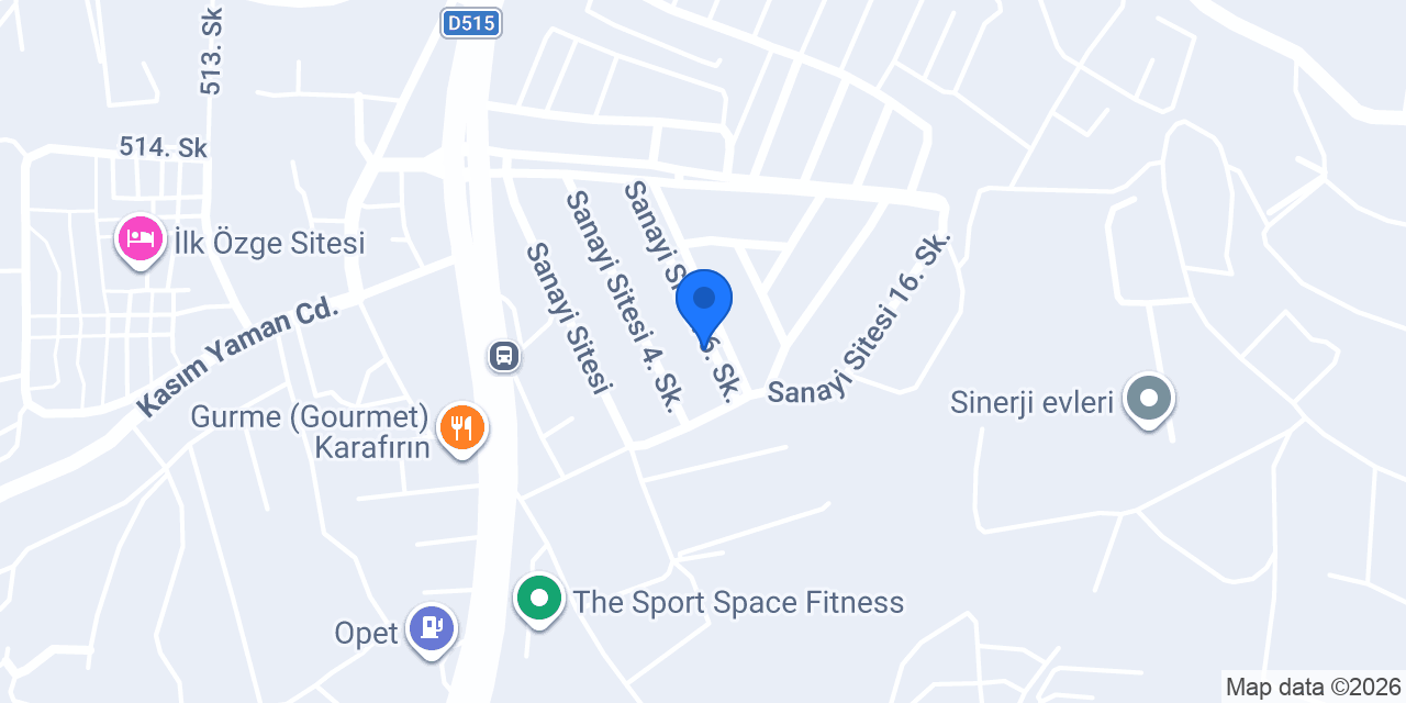 Sever Ticaret İnşaat Malz.Nak.San.Tic.LTD.ŞTİ. konumu