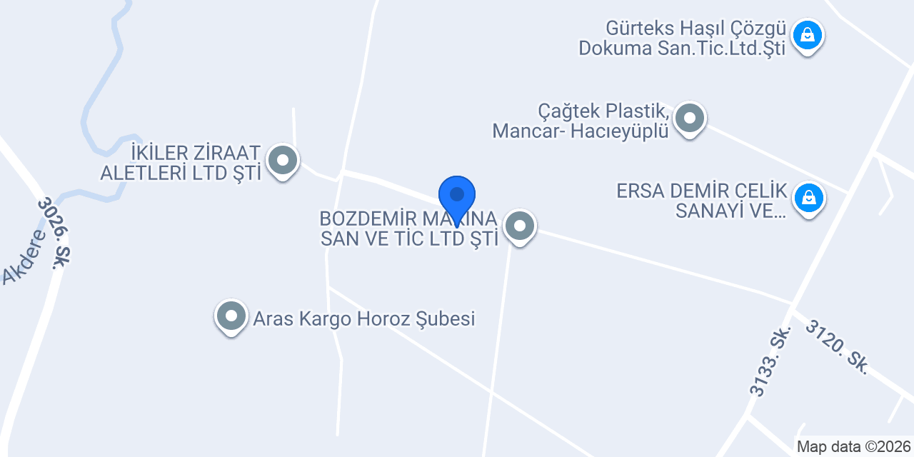 Tutaç tekstil konumu