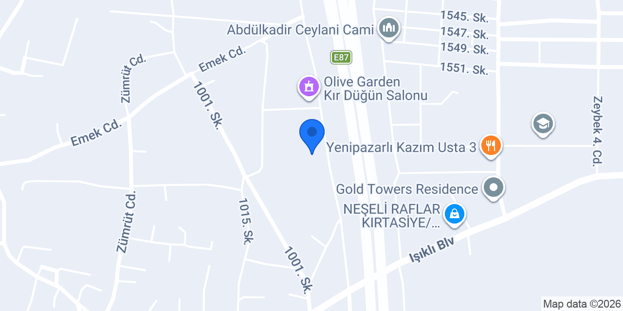 NCE Yapı konumu