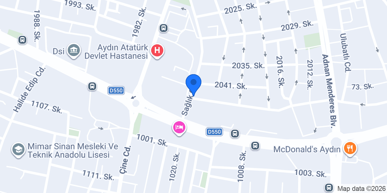 Diş Hekimi Eda Tatlıcan konumu