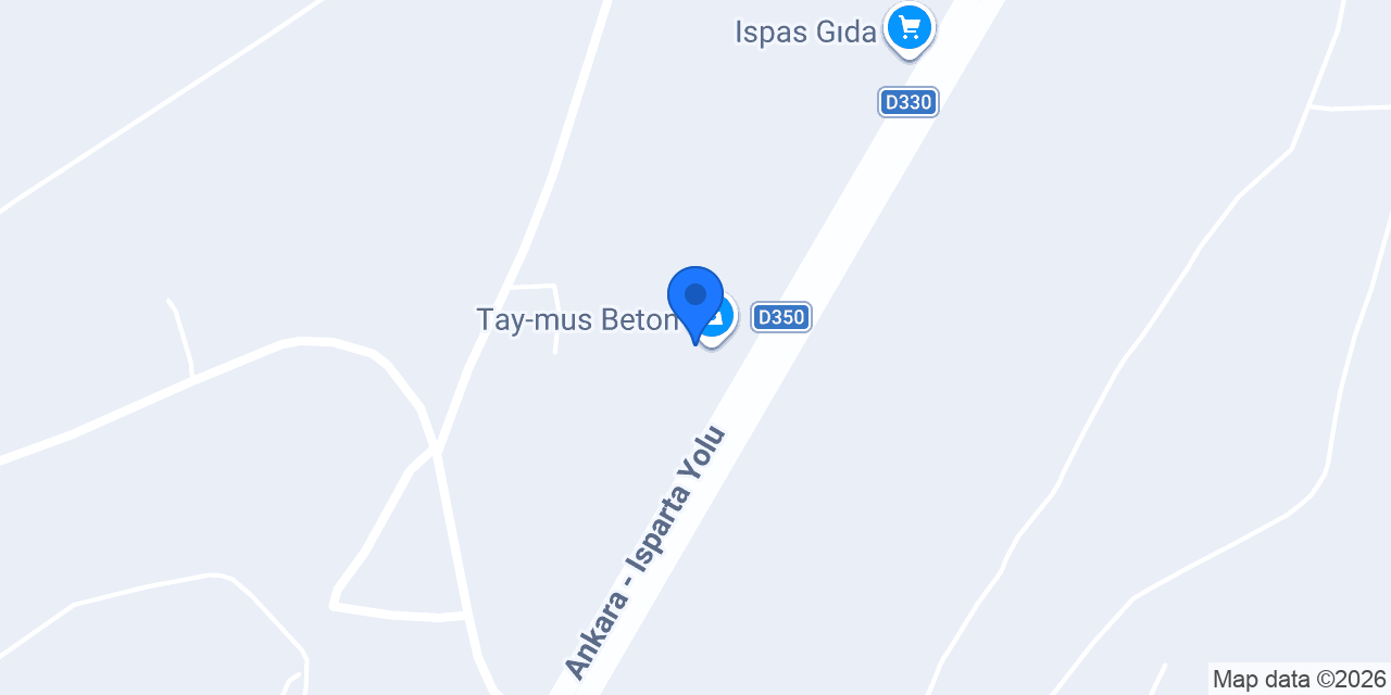 Tay-mus Beton konumu
