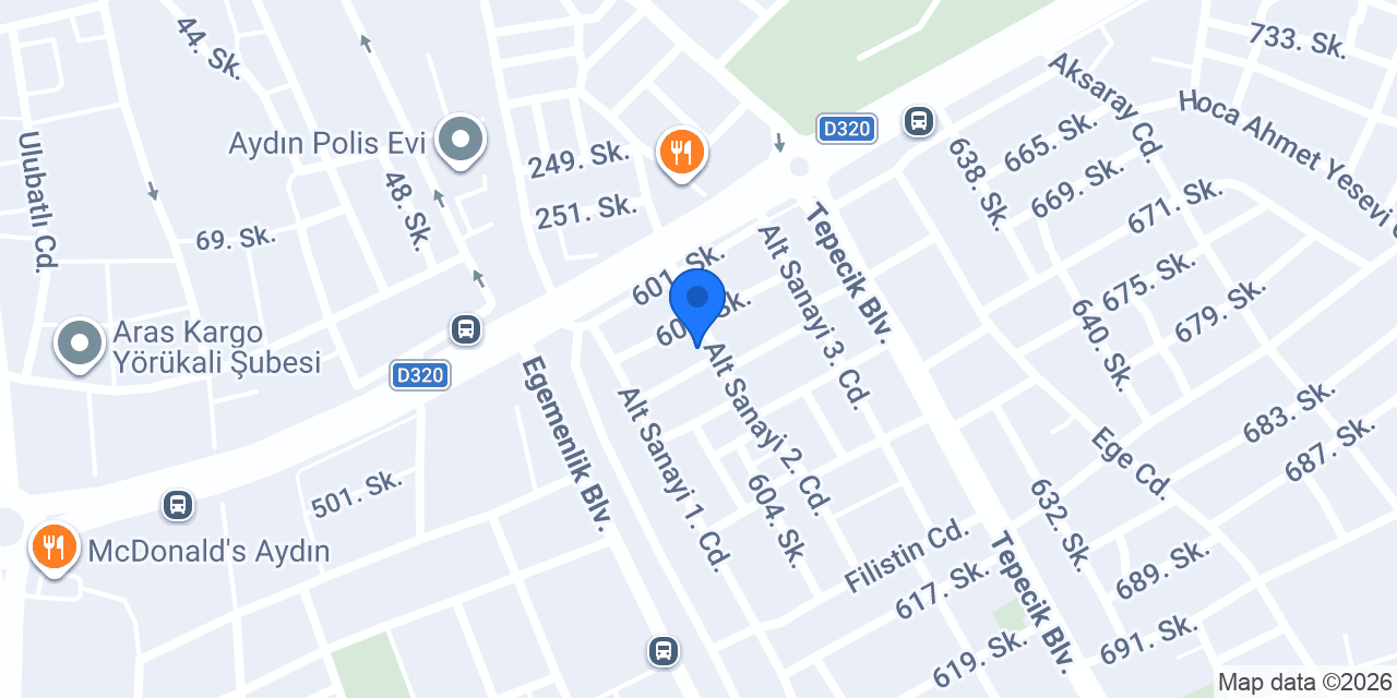 OTO GÜNEŞ konumu
