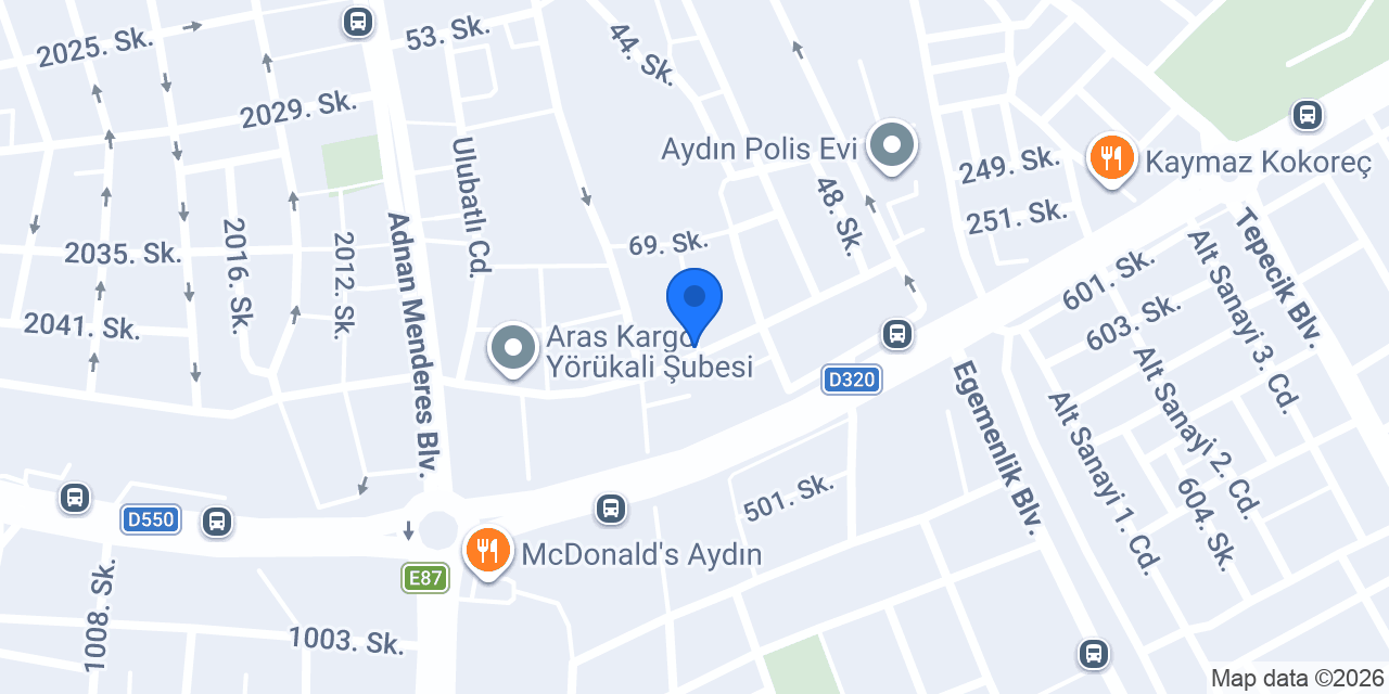 PRİME GAYRİMENKUL konumu