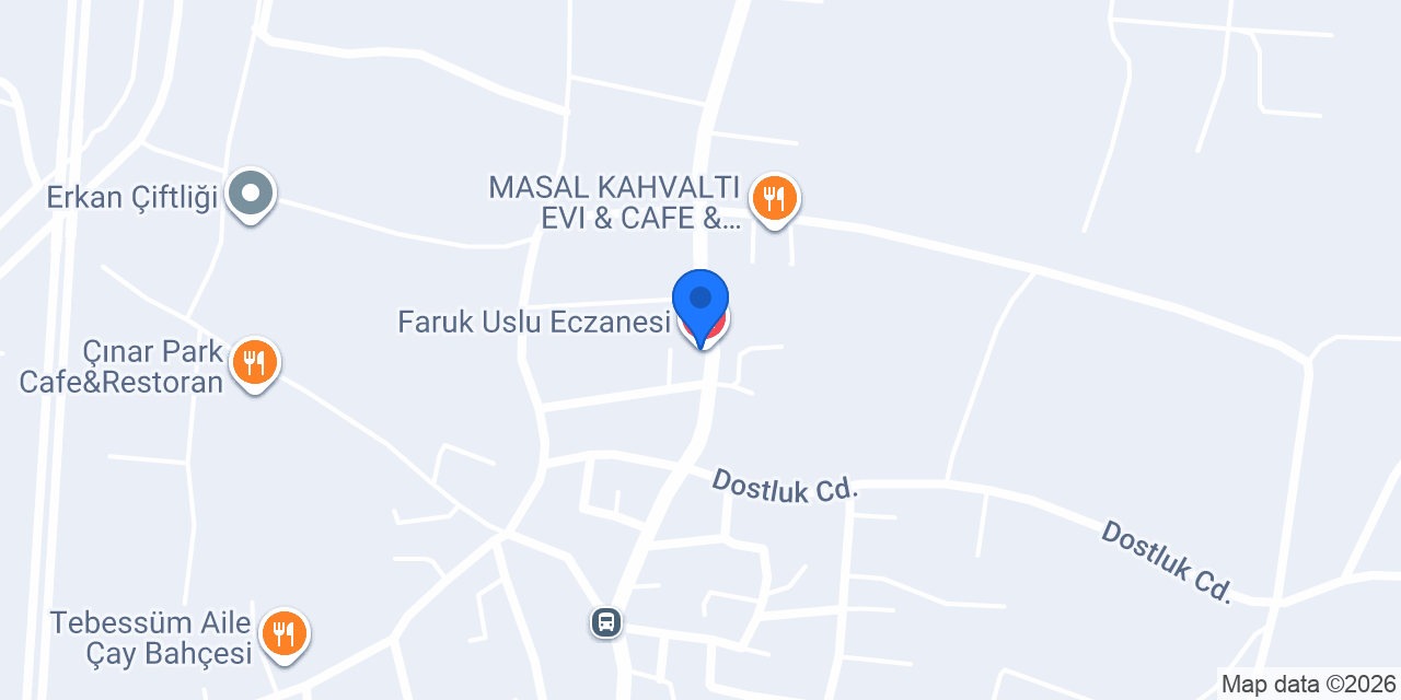 Faruk Uslu Eczanesi konumu