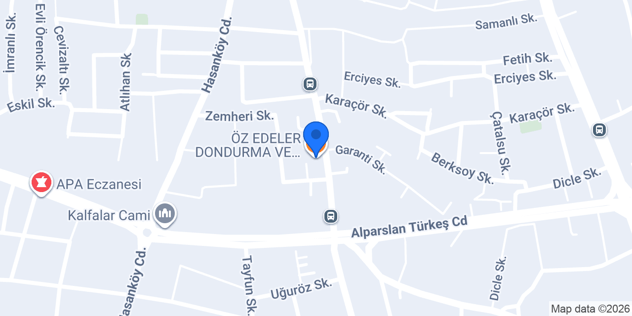 ÖZ EDELER DONDURMA VE BAKLAVA konumu