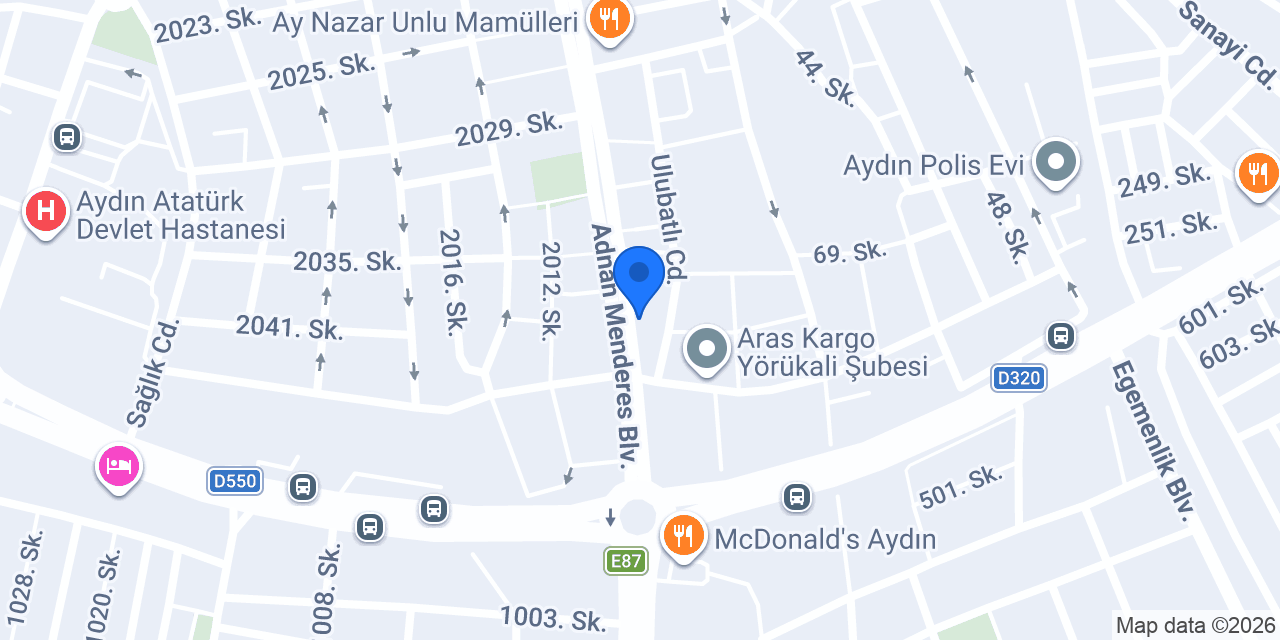 Avukat Uygar Evlimoğlu konumu