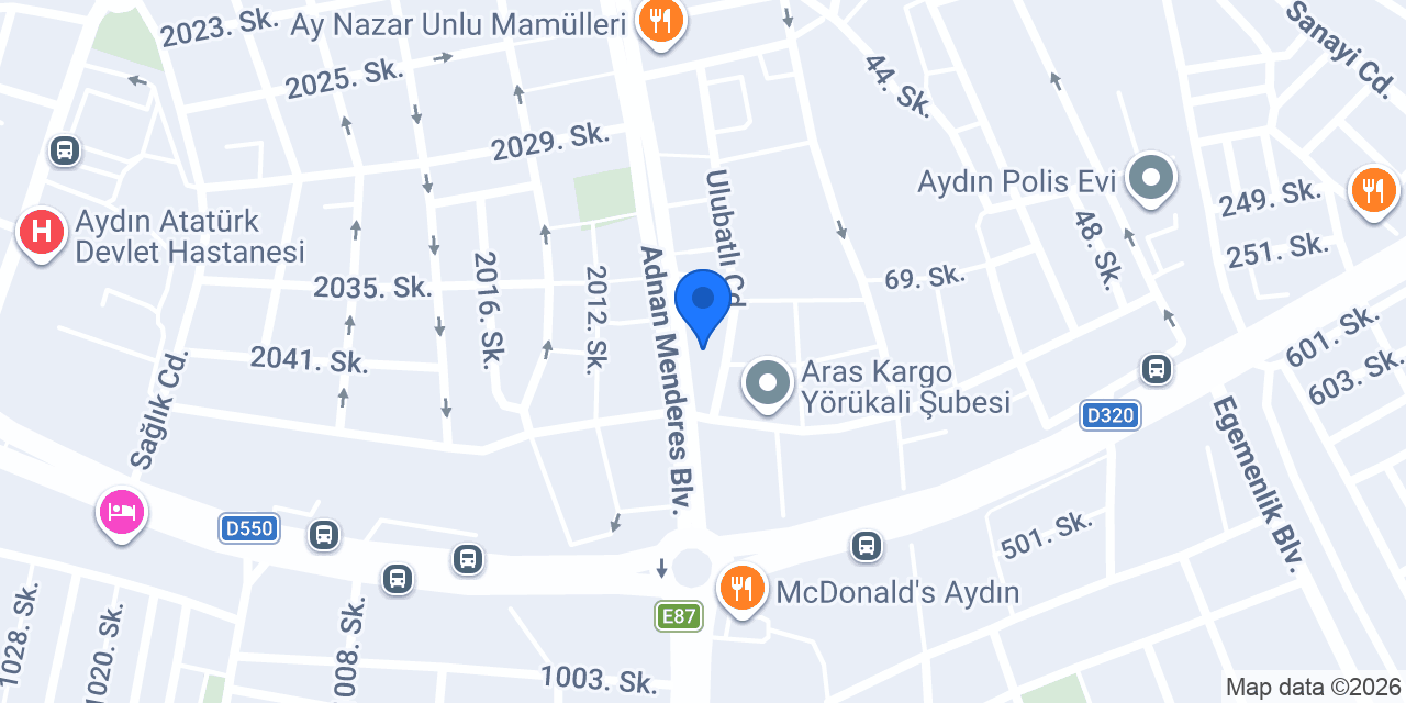 Hacı Nadir Efendi Aydın konumu