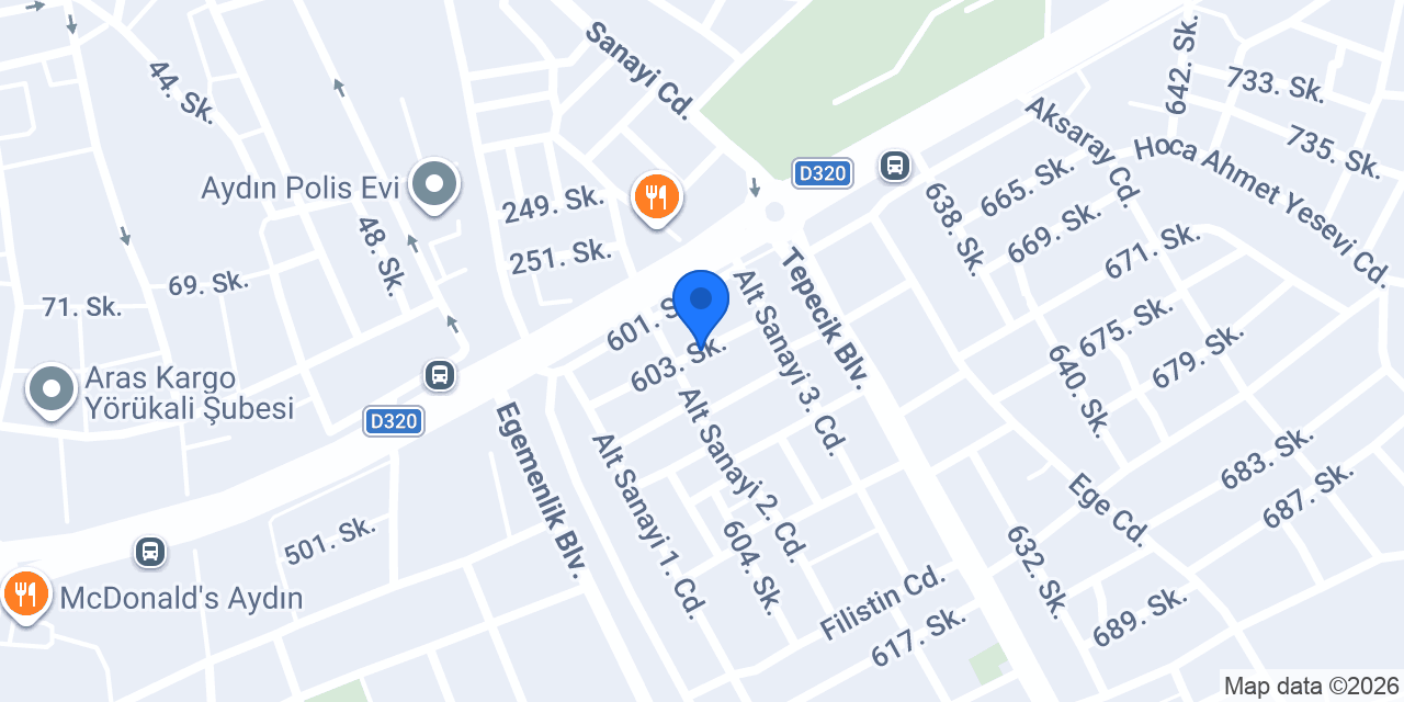 İlknur Mobilya konumu